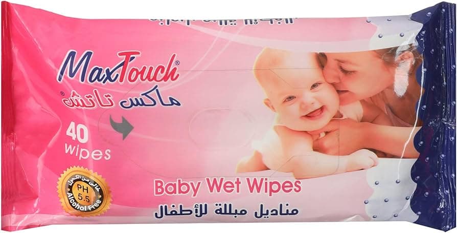 مناديل ماكس تاتش للأطفال، 40 قطعة