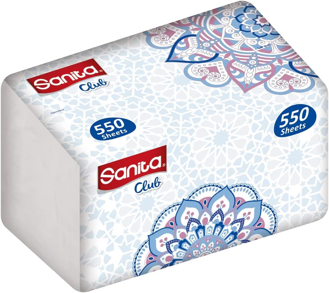 مناديل سانيتا 8702، 550 منديلًا